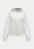 Tommy Hilfiger ESSENTIAL LOGO ZIP-THRU LOUNGE HOODY - Pyjama top - warm ice/grey heather