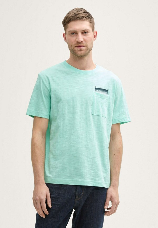 TOM TAILOR Print T-shirt - bright mint green