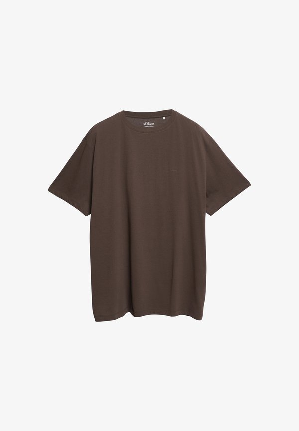 s.Oliver T-SHIRT - Basic T-shirt - dunkelbraun