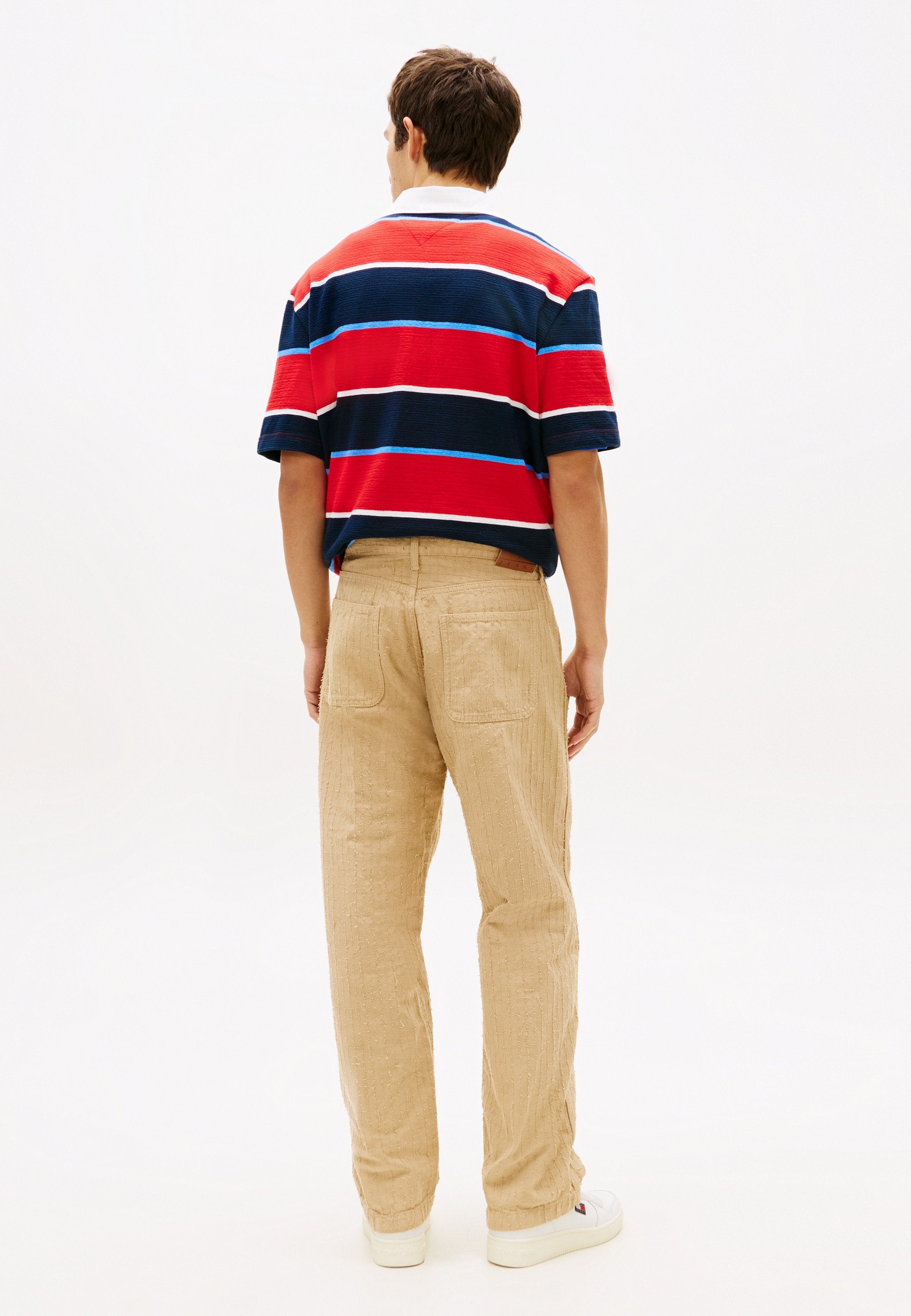 Tommy Jeans JAIMIE TEXTURED RELAXED CANVAS TROUSERS