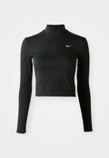 Nike Performance ONE - Long sleeved top - black/white