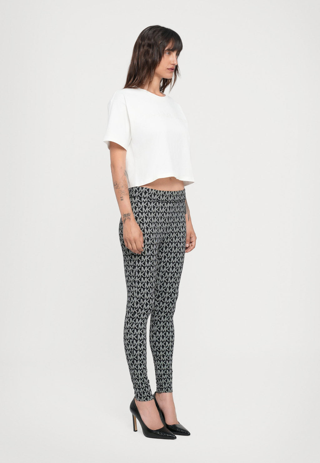 MICHAEL Michael Kors CROP TEE