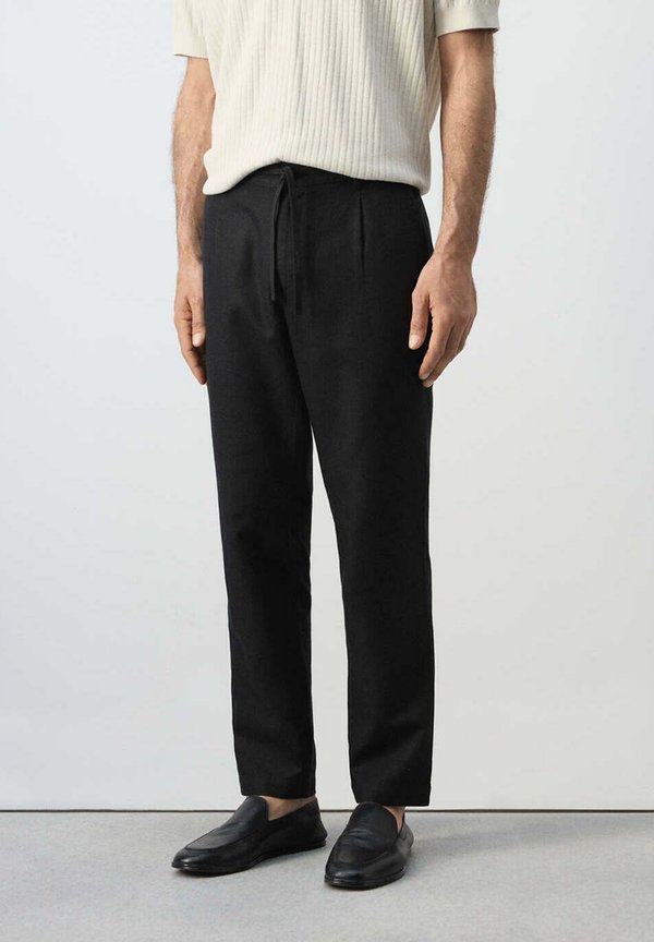 Mango ADULT - Trousers - black