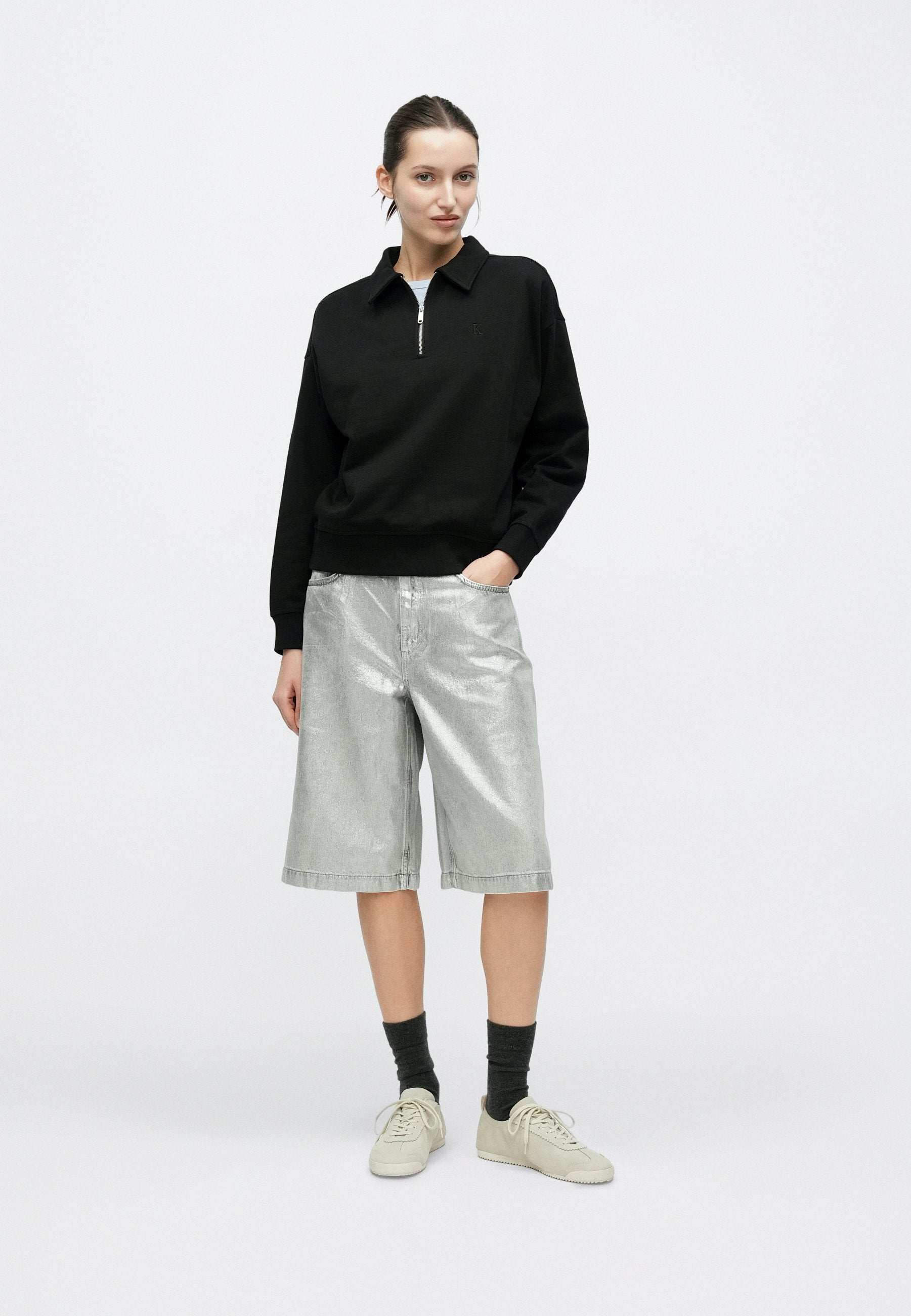 Calvin Klein Jeans ARCHIVE TERRY ZIP