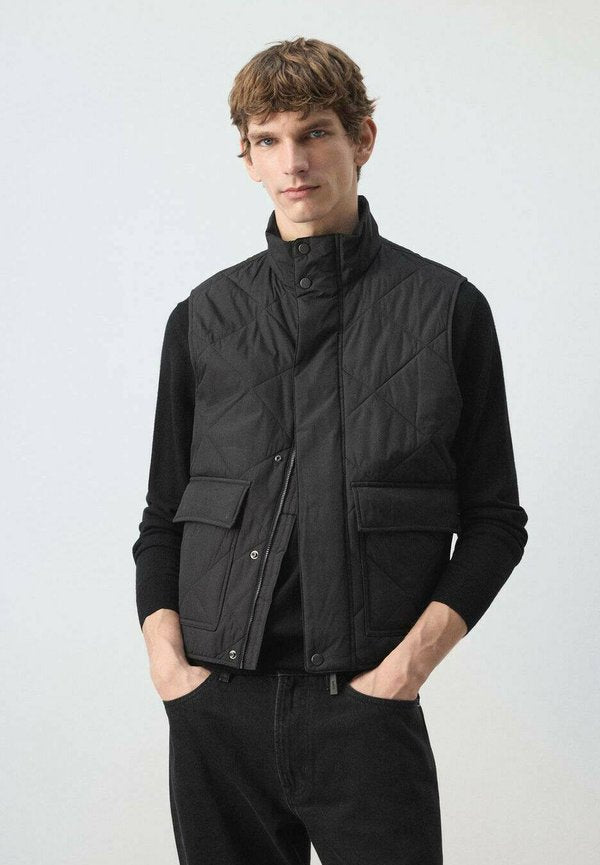Mango Waistcoat - noir
