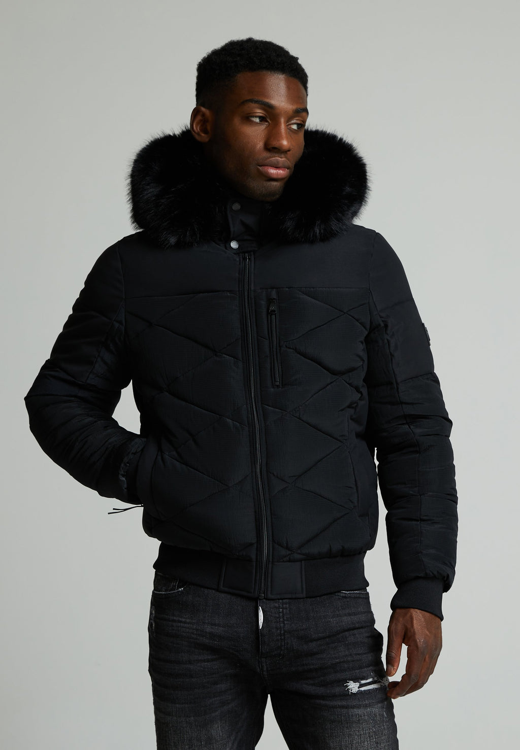 Alessandro Zavetti SABBATINI PUFFER BOMBER JACKET