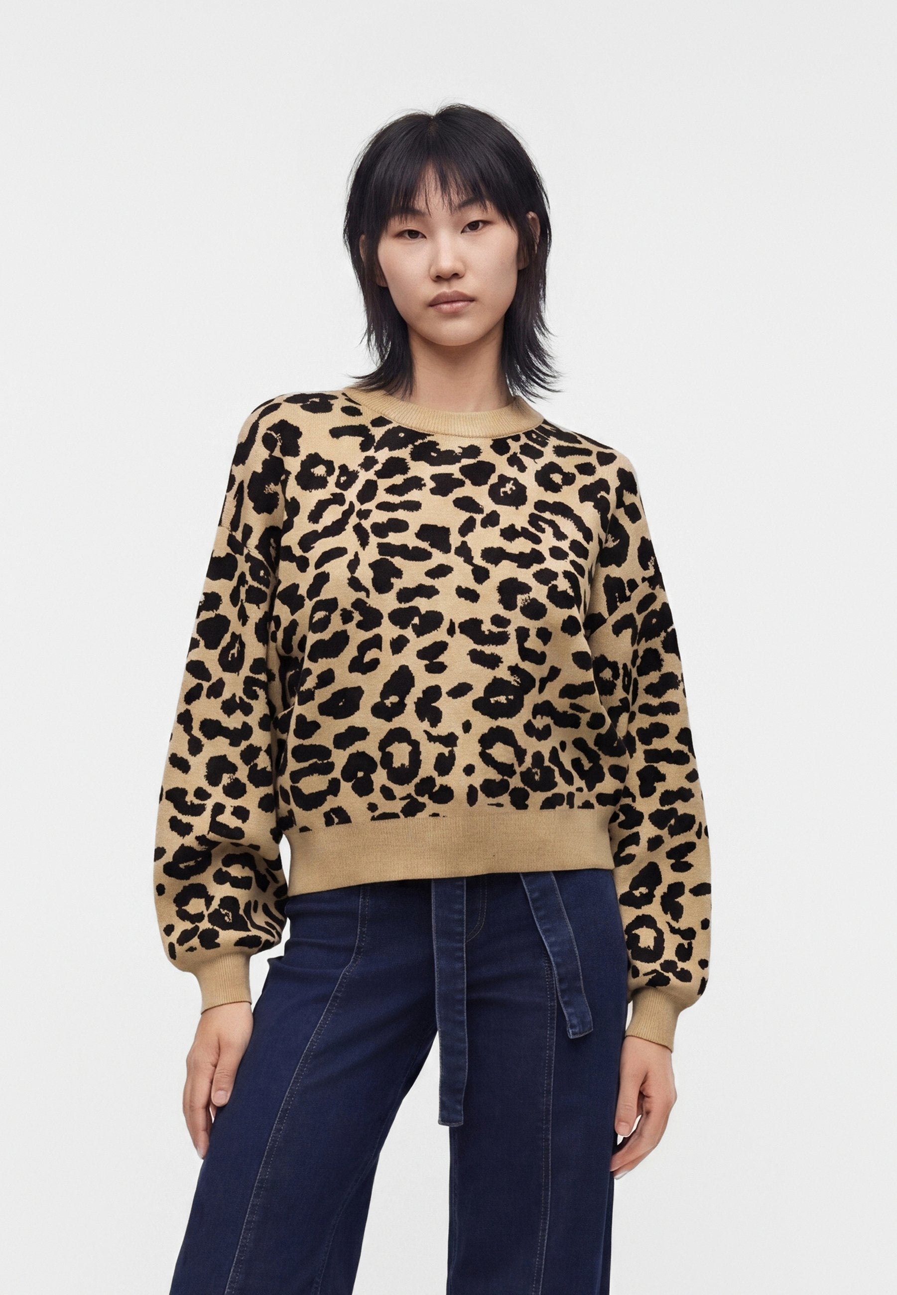 Noisy May NMCHARLOTT L/S O-NECK KNIT FWD NOOS