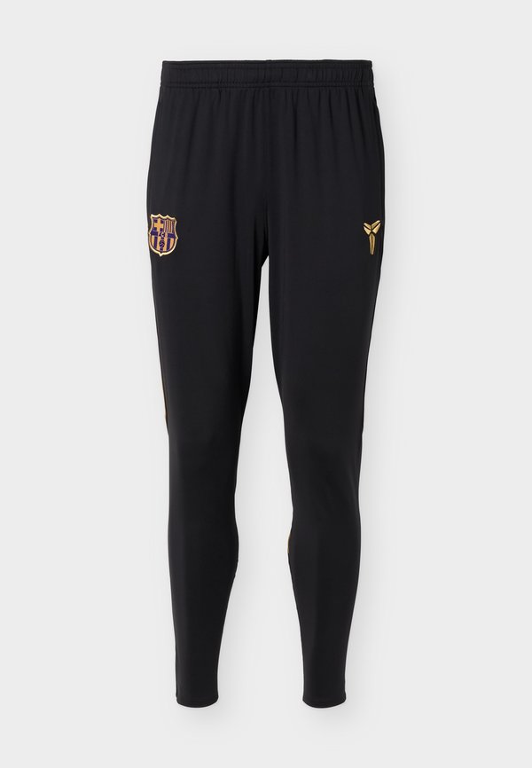Nike Performance FCB - Tracksuit bottoms - black/field purple/metallic gold-coloured