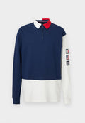 TOMMY X U.S. SAIL GP TEAM COLOUR-BLOCKED RELAXED RUGBY SHIRT Media 1