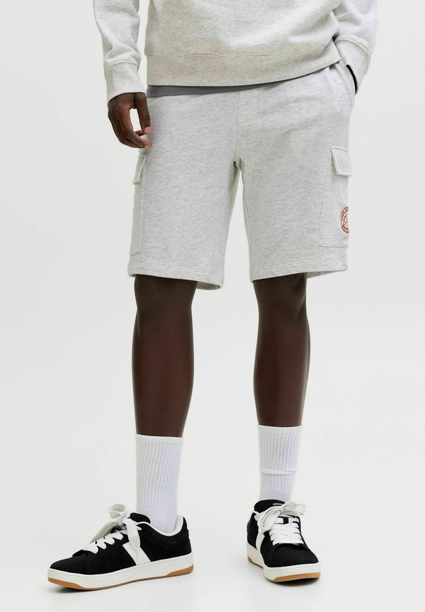 Jack & Jones Sweat Regular Fit - Tracksuit bottoms - white melange