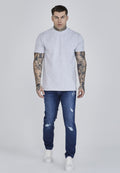 SIKSILK ESSENTIAL DISTRESSED SLIM