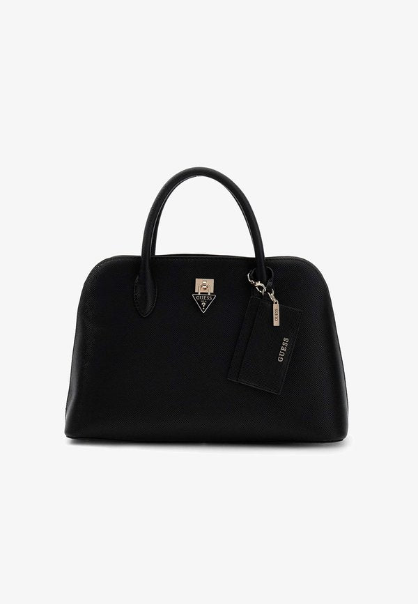 Guess PATSIE LOGO - Handbag - schwarz