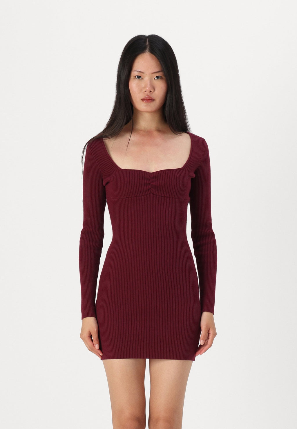 Hollister Co. EMEA PINCH BUST TIE BACK SWEATER DRESS