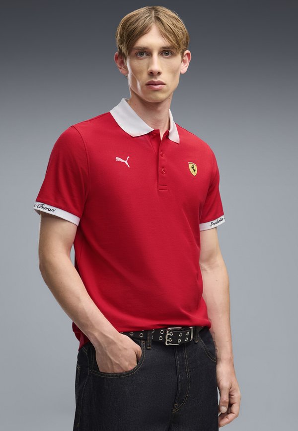 Puma FERRARI PIQUE POLO - Polo shirt - rosso corsa