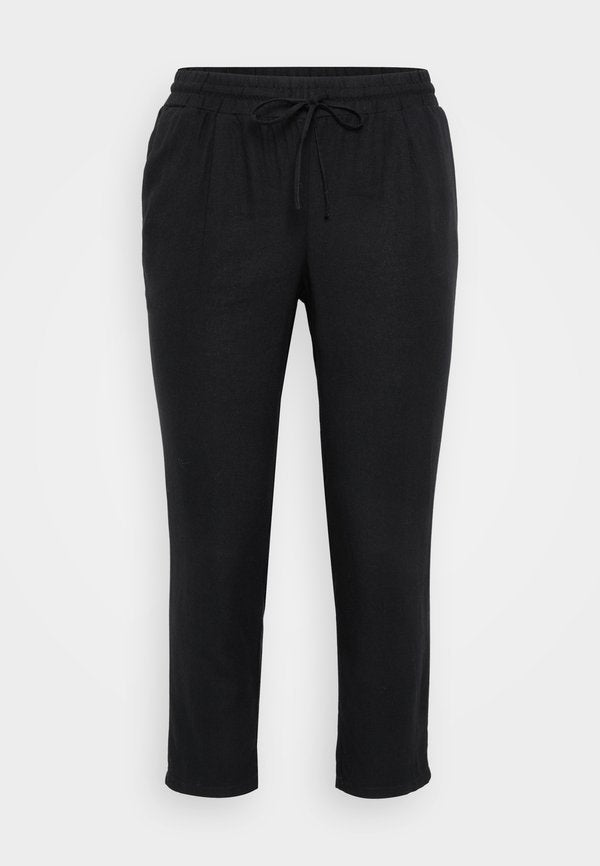 Vero Moda Curve VMCJESMILO Mid waist - Trousers - black
