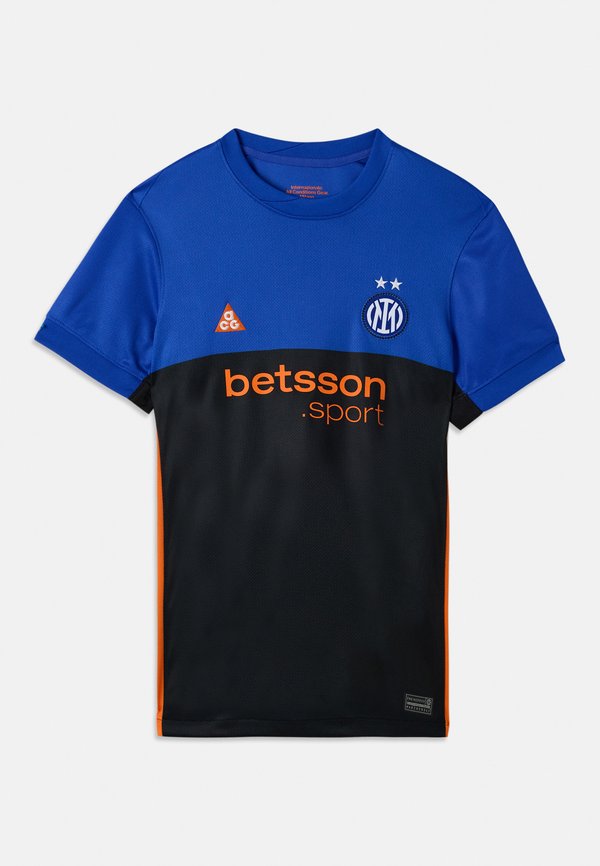 Nike Performance INTER MILAN 2025/26 STADIUM FOURTH - Sports T-shirt - hyper blue/black/safety orange