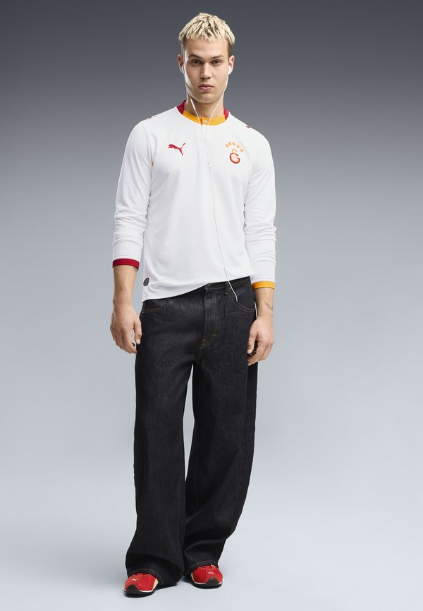 Puma GALATASARAY S.K. KING LANGARM-AUSWEICHTRIKOT - Goalkeeper jersey - white dark cherry summer sunset