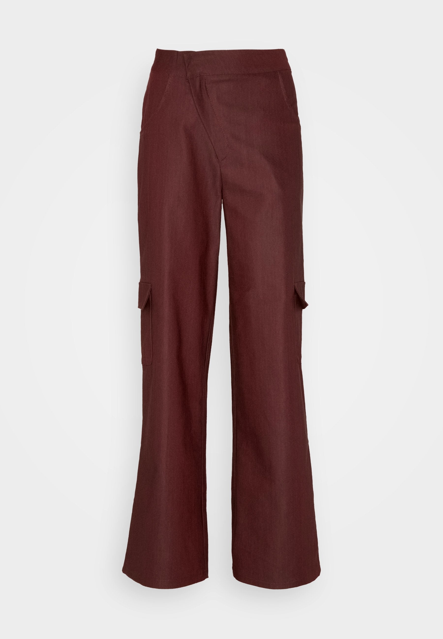 Missy Empire ASYMMETRIC WAISTBAND TROUSERS