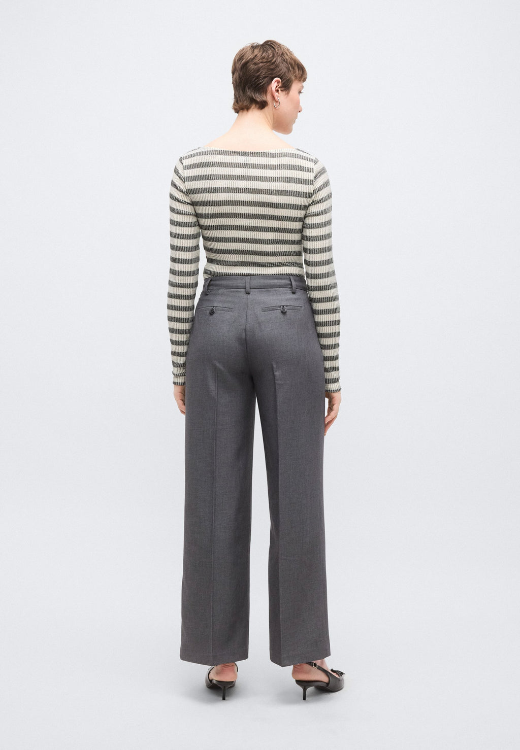 Gina Tricot Tall WIDE PLEATED TROUSERS