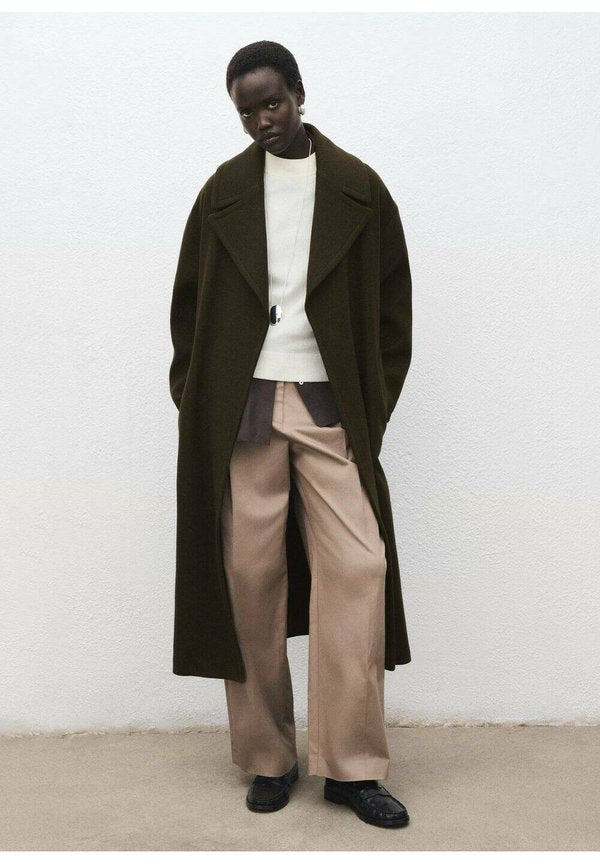 Mango Classic coat - khaki