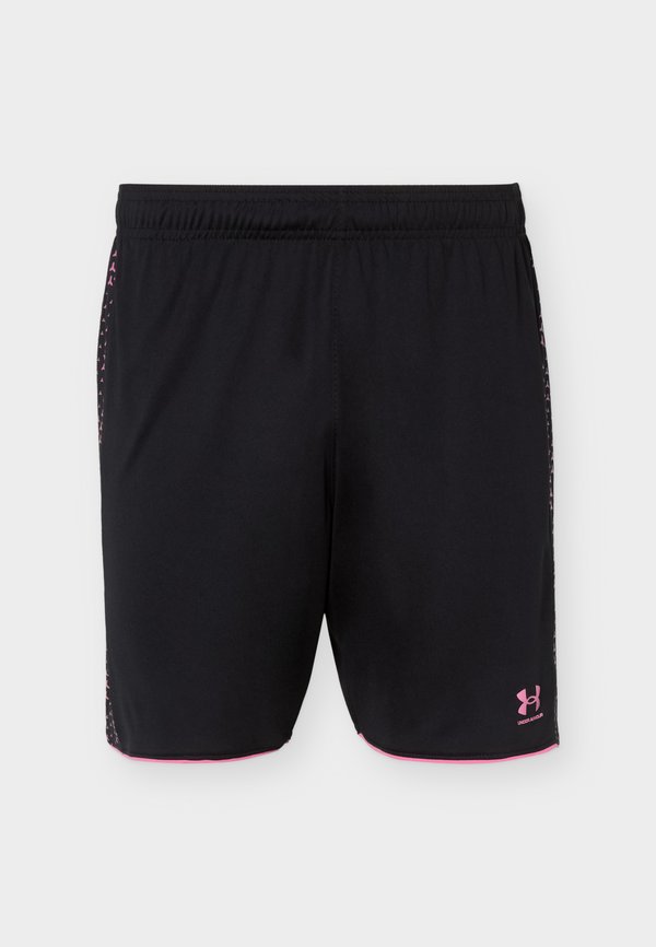 Under Armour CHALLENGER NOVELTY SHORT - Sports shorts - black/pink frenzy