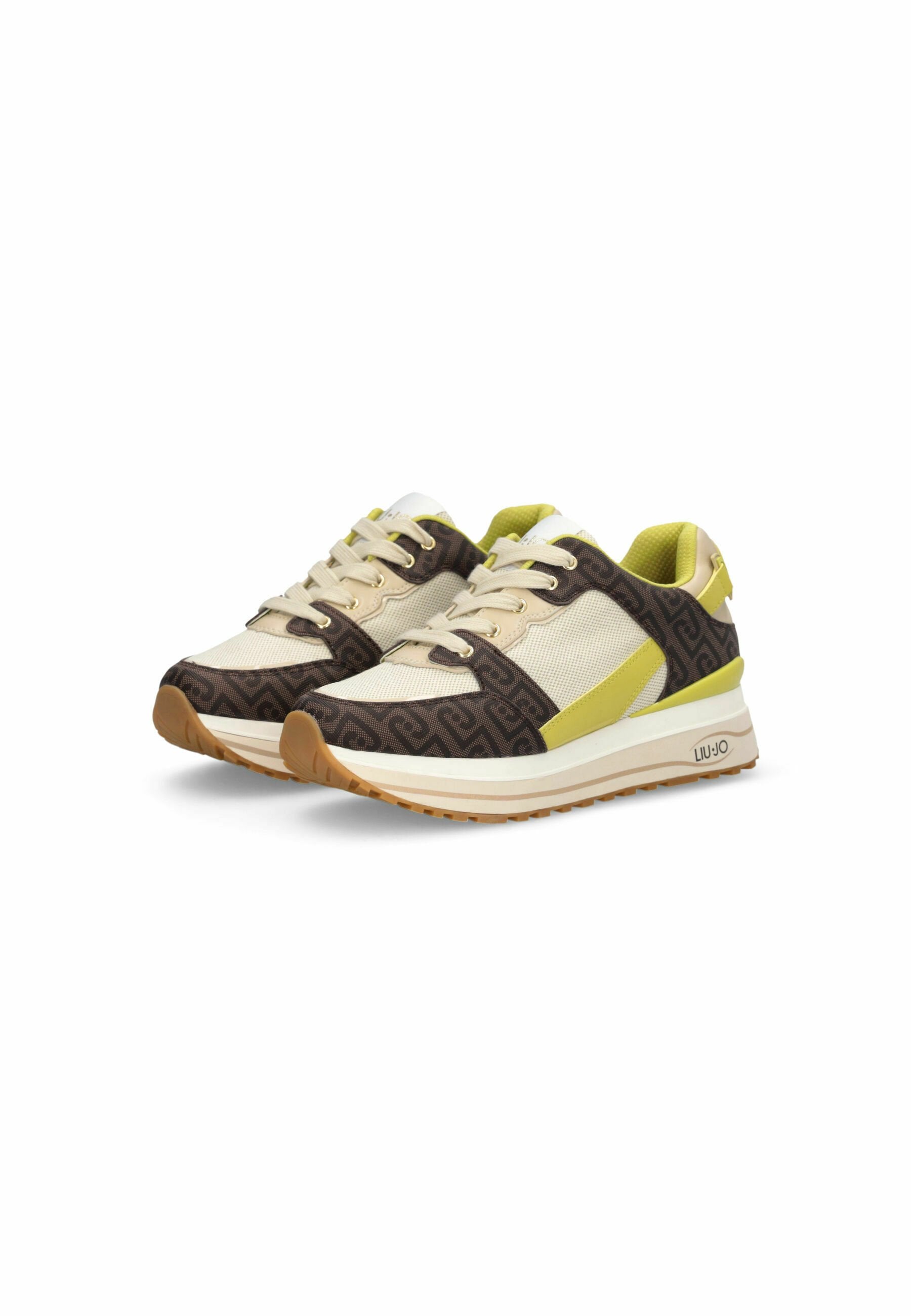 LIU JO SNEAKERS WITH MONOGRAM PRINT