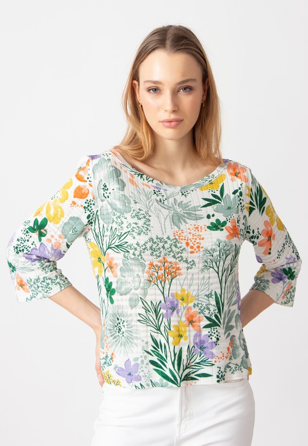 Ivko BOAT NECK FLORAL