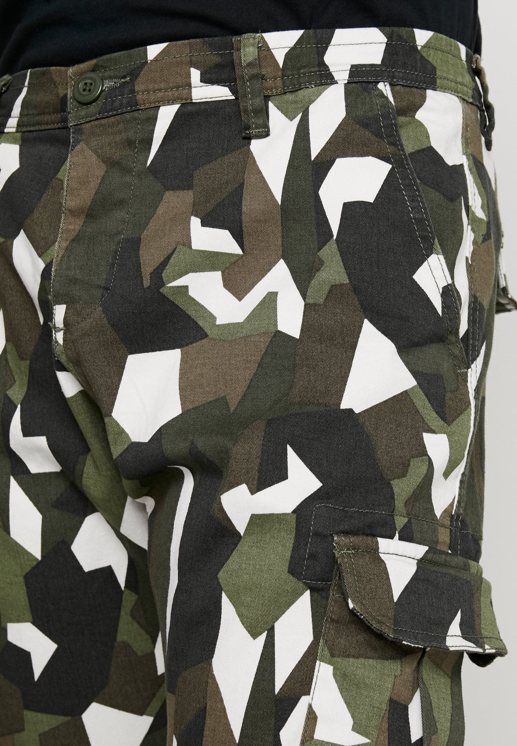 Urban Classics GEOMETRIC CAMO STRETCH PANTS