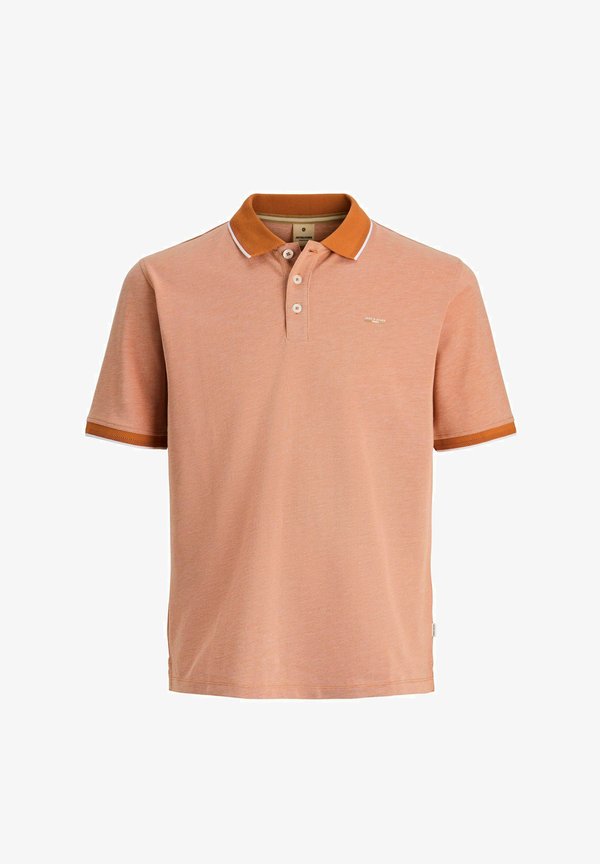 Jack & Jones POLOSHIRT PLUS SIZE POLOSHIRT - Polo shirt - amber brown