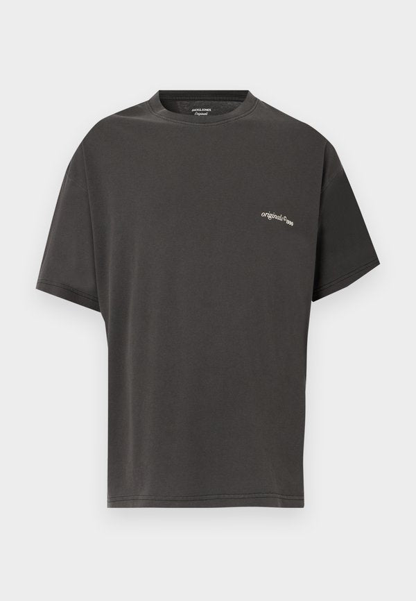 Jack & Jones JORMAINE BACK TEE CREW NECK - Print T-shirt - black