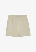 Puma WARDROBE ESS RELAXED 6" CARGOSHORTS - Shorts - pebble gray