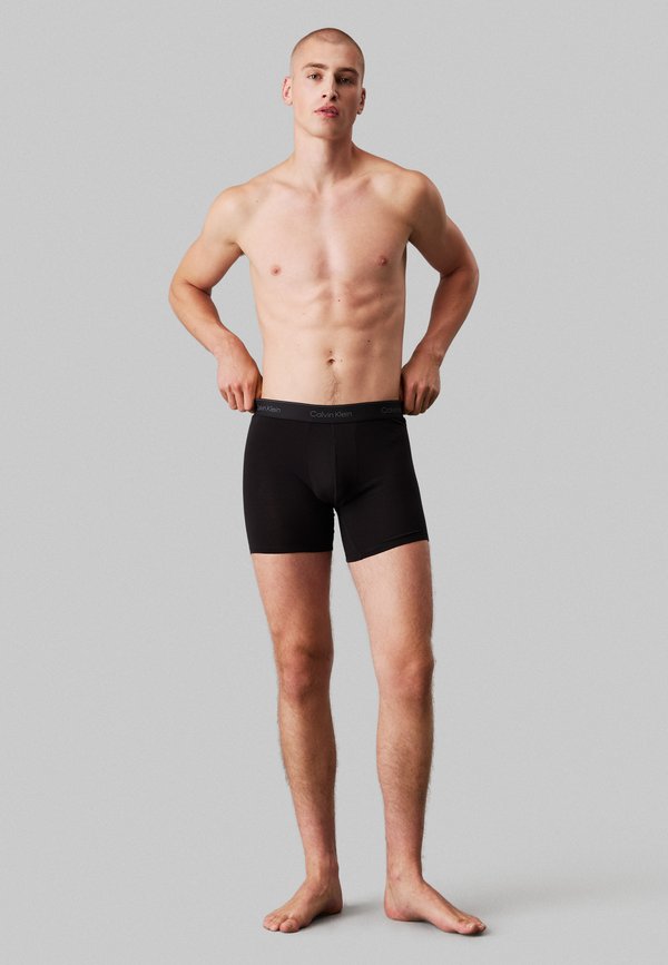 Calvin Klein Underwear 3 PACK - Boxer briefs - black/glacier/blue bell