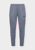 Under Armour CHALLENGER TRAINING - Tracksuit bottoms - titan gray/pink frenzy/white