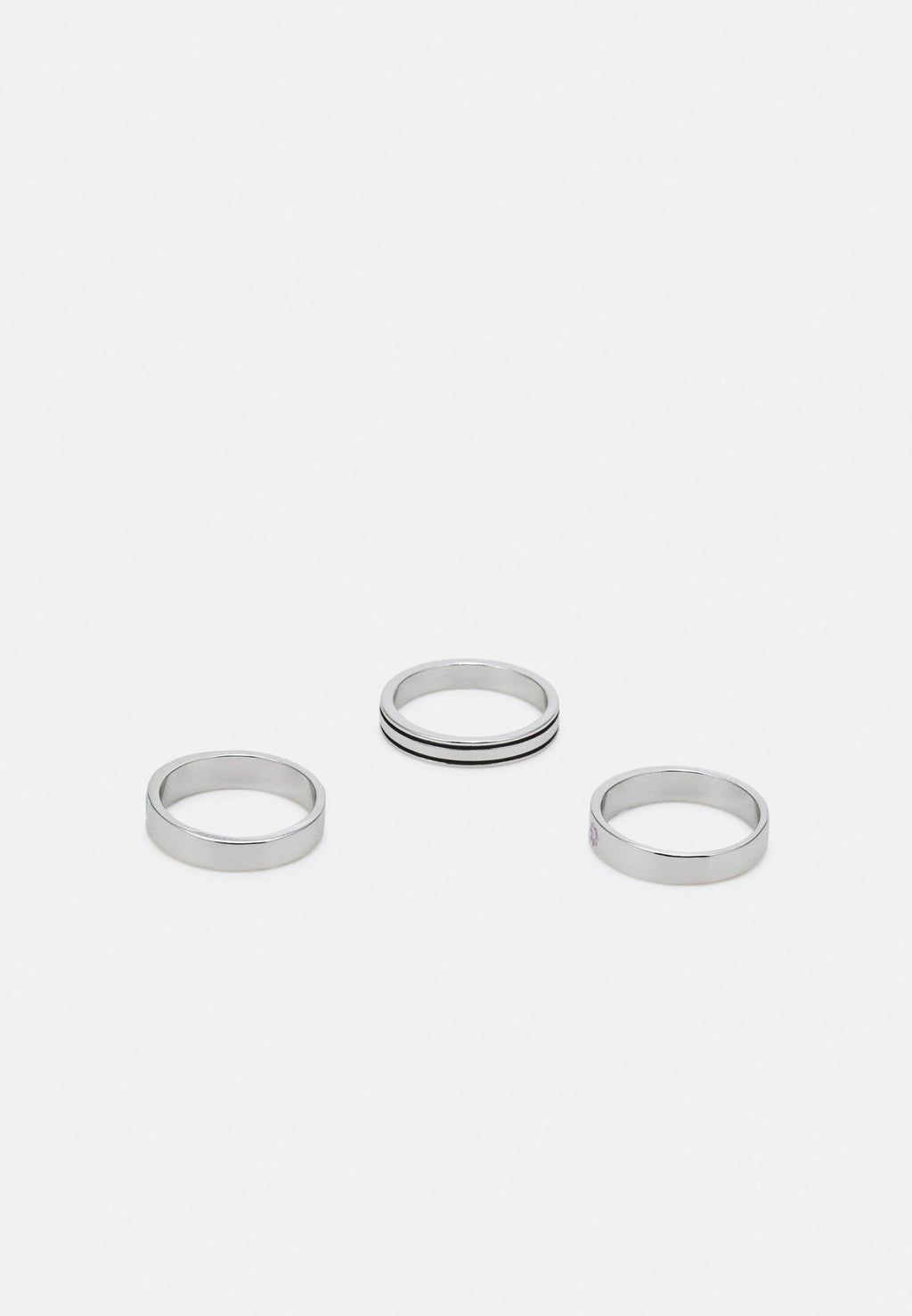 Uncommon Souls PEACE RINGS 3 PACK UNISEX