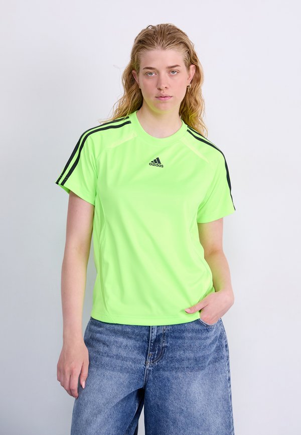 adidas Originals Print T-shirt - signal green/black