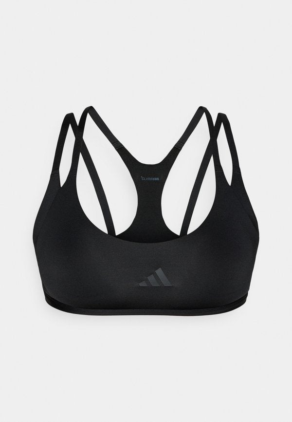 adidas Performance OPTIME WORKOUT STRAPPY LIGHT SUPPORT BRA - Light support sports bra - black