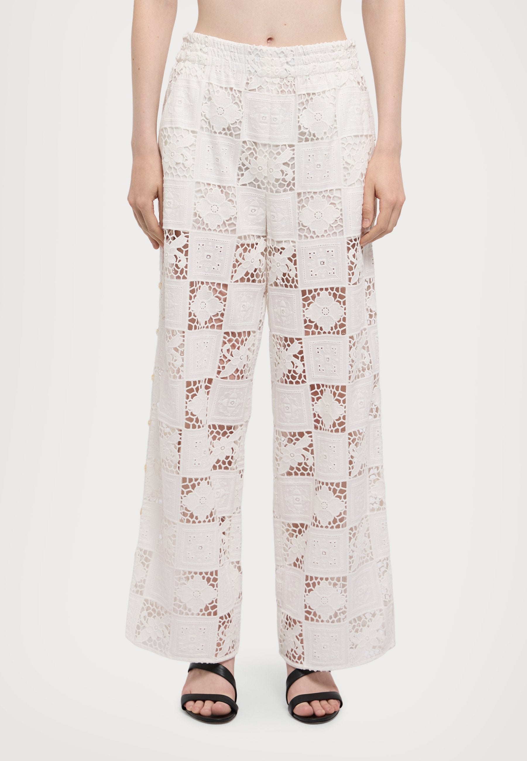 Sea EMBROIDERY PANTS