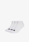 adidas Performance CUSHIONED ESSENTIALS LOW CUT UNISEX 3 PACK - Sneaker socks - white/white/black