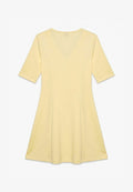 Vero Moda DRESS VMSMILLA SHORT DRESS - Jersey dress - pale banana