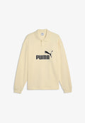 Puma ESSENTIALS ELEVATED NO. 1 RELAXED POLO - Long sleeved top - buttercream