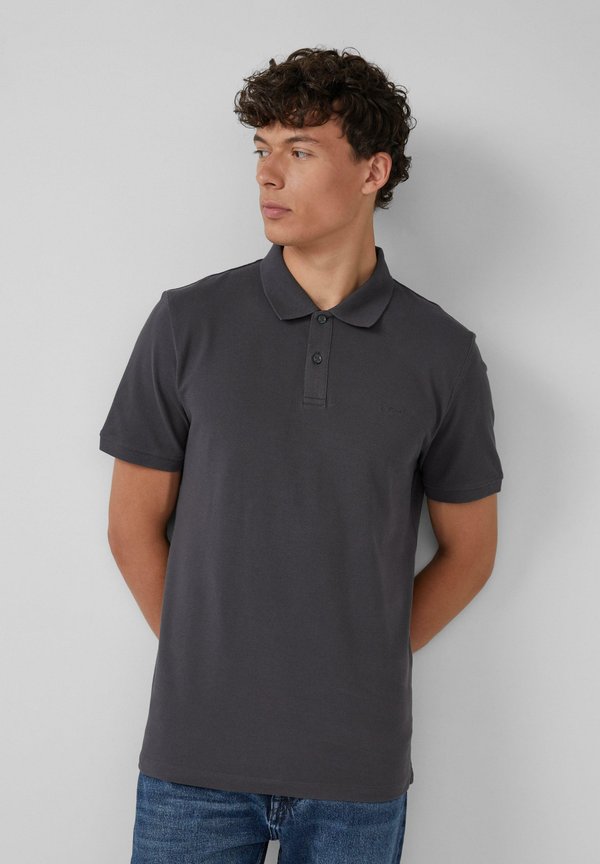 s.Oliver MIT LOGO IM DOPPELPACK - Polo shirt - schiefergrau