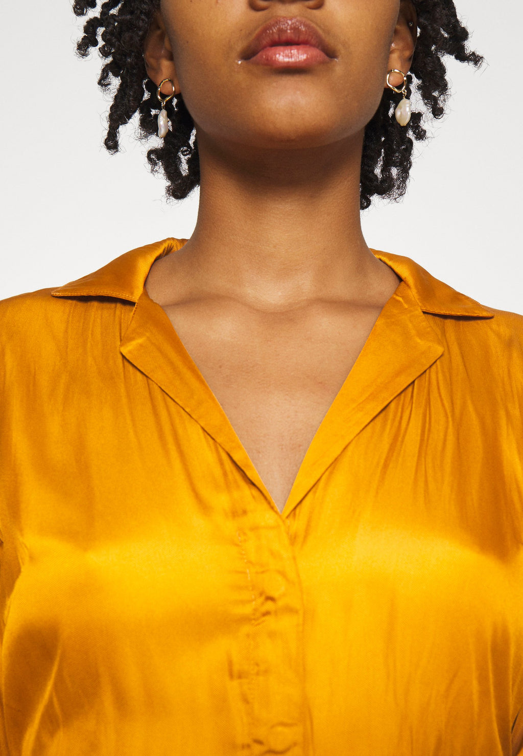 NU-IN BELTED LAPEL COLLAR MIDI DRESS