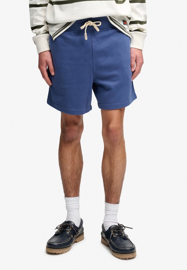 Superdry & Co SUPERDRY MONOGRAM SHORTS. - Tracksuit bottoms - hampton blue