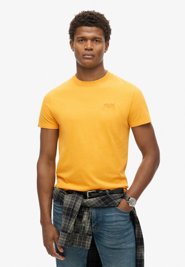 Superdry & Co VINTAGE LOGO  - Basic T-shirt - turmeric marl