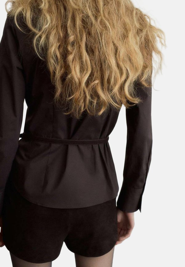 Mango Button-down blouse - brown