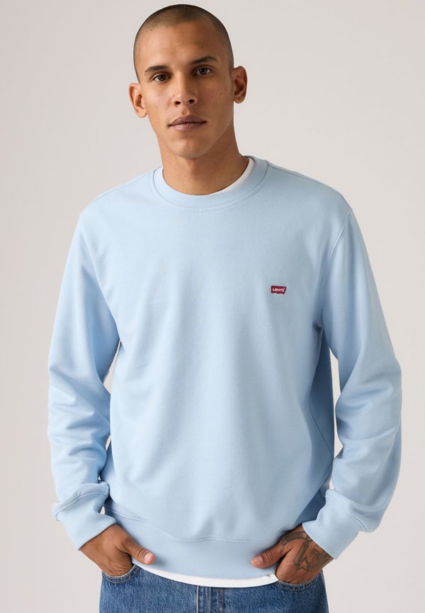 Levi's® THE ORIGINAL HM CREW - Sweatshirt - chambray blue french terry