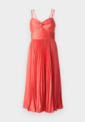 AMUR KRISLEY PLEATED MIDI DRESS