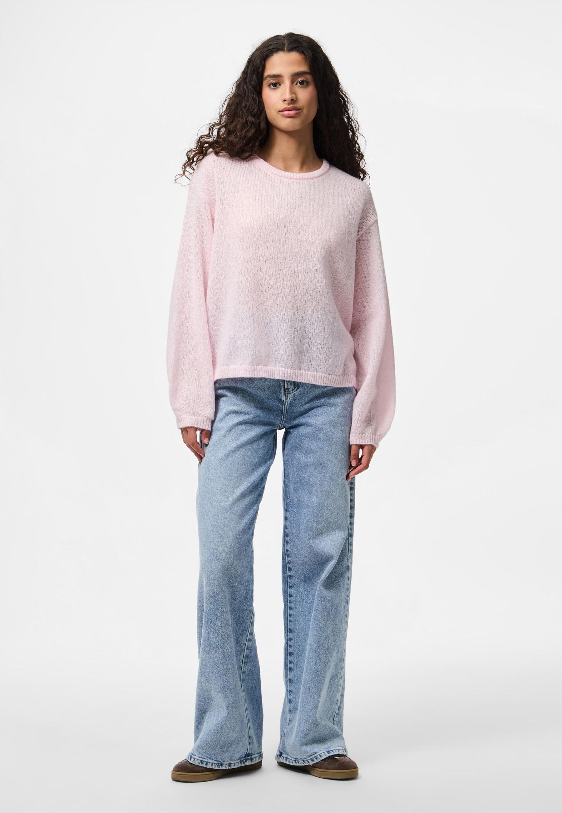 Pieces PCIDA LS O-NECK KNIT NOOS BC