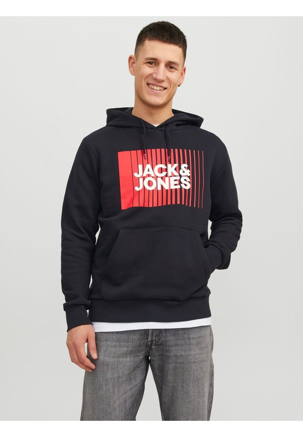 Jack & Jones Logo - Hoodie - black