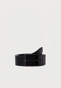 Tommy Hilfiger RECTANGULAR BUCKLE REVERSIBLE LEATHER BELT - Belt - black